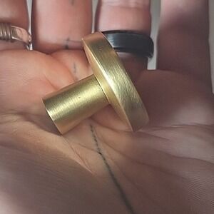 (8) Rejuvenation Allenglade Brass Cabinet Hardware Pull Knobs Brushed Nickel New